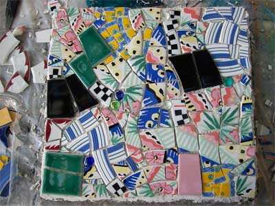 All the pieces applied, take a break