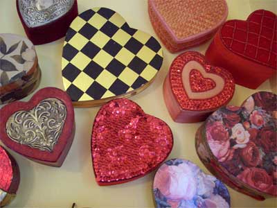 checkered heart