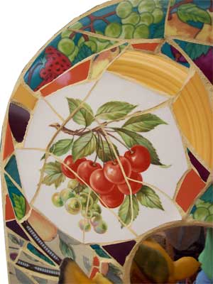 The little cherry plate