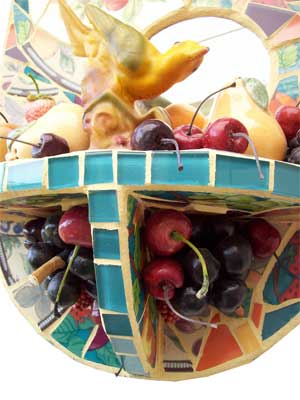 An abundance of squishy grapes and cherries