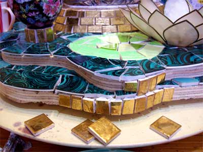 one inch tiles to cut up and glue on