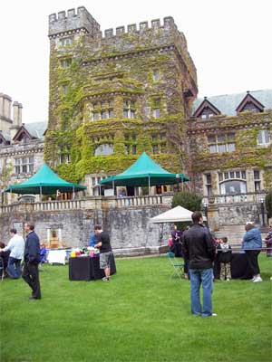 A view of the Castle from the front lawn