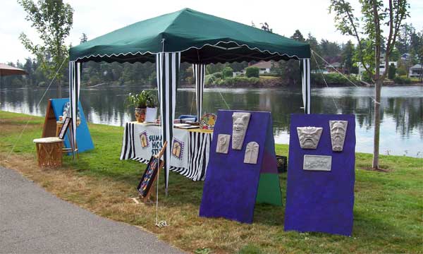 Our site at the "Gorge on Art" show