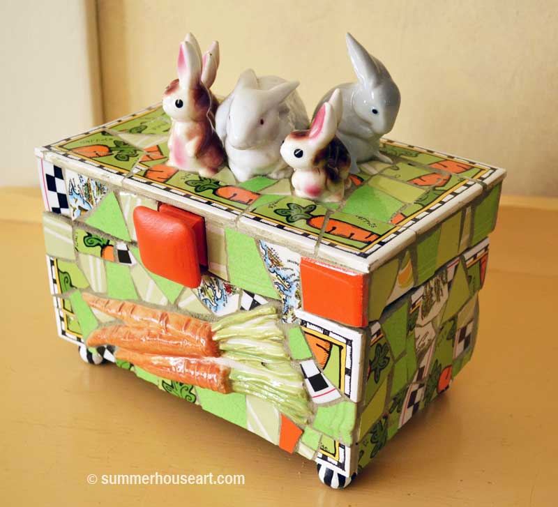 Bunny Box by Helen Bushell summerhouseart.com