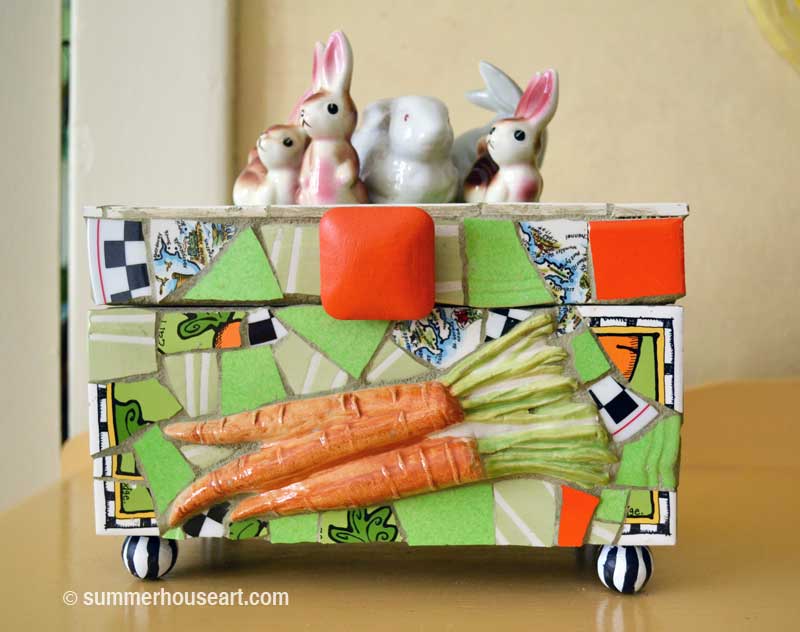 Mosaic Bunny Box