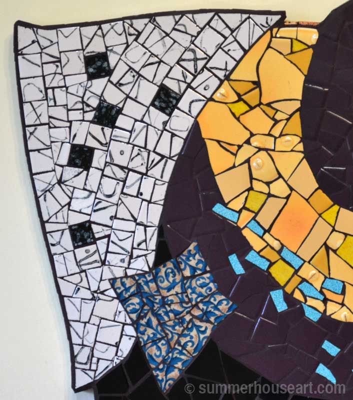 Purple Spiral Mosaic by Helen Bushell, summerhouseart.com Purple Spiral Mosaic by Helen Bushell, summerhouseart.com