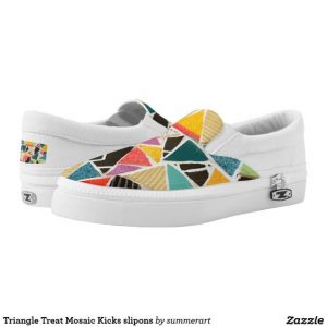 Triangle Treat Mosaic Kicks, Summerhouseart.com, Zazzle