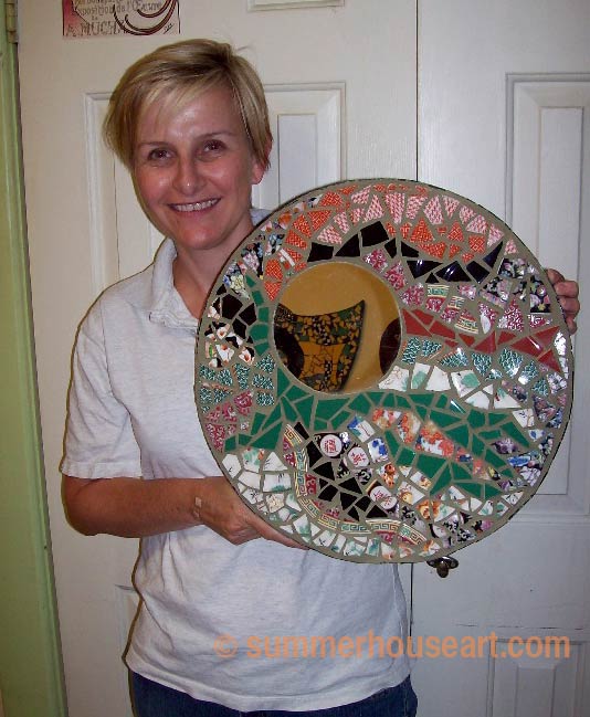 Student Susan at mosaic classes summerhouse.com Student Susan at mosaic classes summerhouse.com