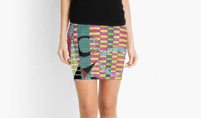 Pencil Skirt,Spread sheet tango by Helen Bushell on Red Bubble Pencil Skirt,Spread sheet tango by Helen Bushell on Red Bubble