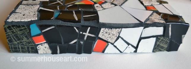 Bottom side Speckled mosaic by Helen Bushell, summerhouseart.com