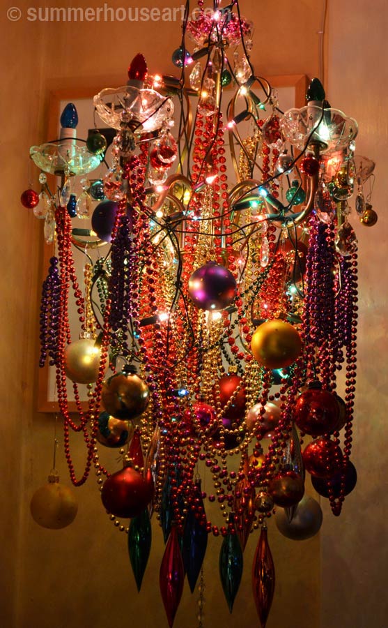 Christmas Chandelier, daytime, summerhouseart.com