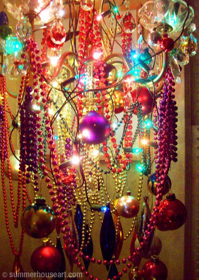 Christmas Chandelier, summerhouseart.com