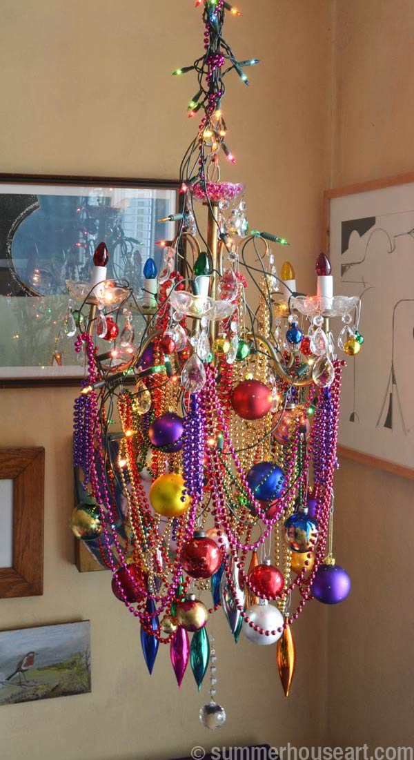 Christmas Chandelier, summerhouseart.com