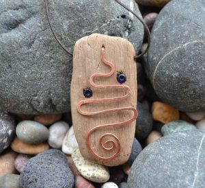 Driftwood pendant by Will Bushell, FoundMadeArt