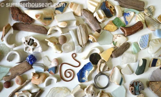 Beachcombing treasure summerhouseart.com Beachcombing treasure summerhouseart.com