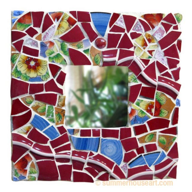 Student Irina's Finished Mosaic, summerhouseart.com