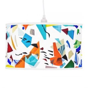 Stained glass pendant lamp on Zazzle by Summerhoue Art