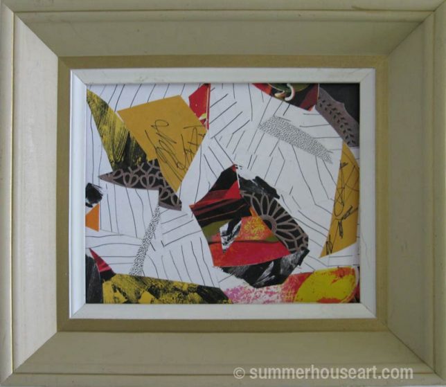 Collage by Helen Bushell, summerhouseart.com